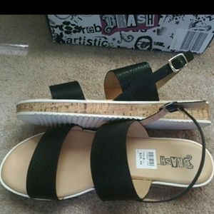 Black Strappy Sandals